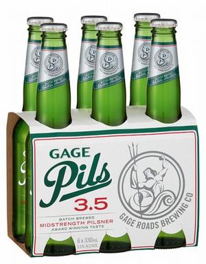 Gage Pils from the Gage Roads Brewing Company